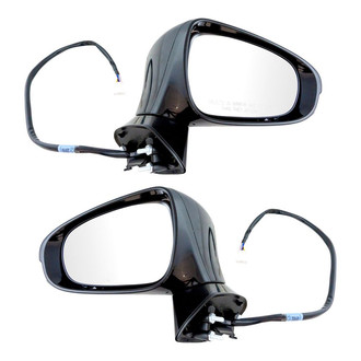 TRQ® - Power Heated Foldaway Side View Mirror Set