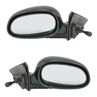 TRQ® - Manual Remote Side View Mirror Set