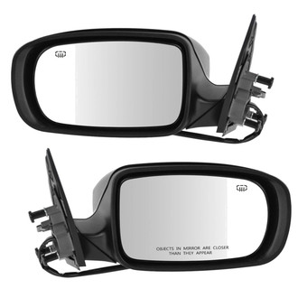 TRQ® - Driver and Passenger Side Power View Mirror Set (Heated, Foldaway)