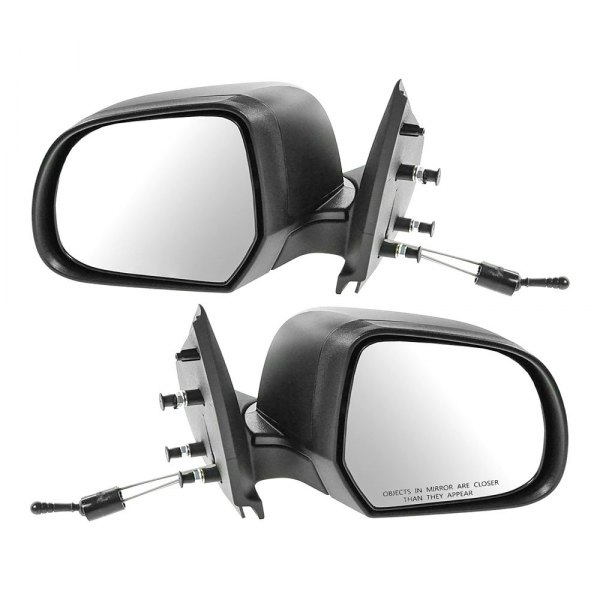 TRQ® - Driver and Passenger Side Manual Remote View Mirrors