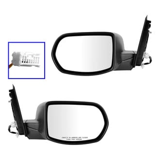 TRQ® - Power Side View Mirror Set (Non-Heated, Foldaway)