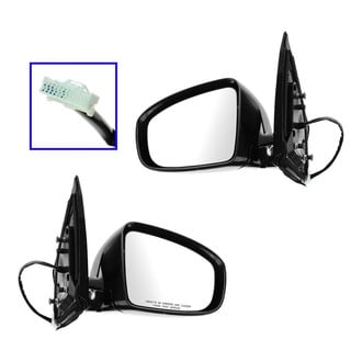 TRQ® MRA04601 - Driver and Passenger Side Power View Mirrors (Heated)