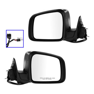 TRQ® - Driver and Passenger Side Power View Mirrors (Heated)