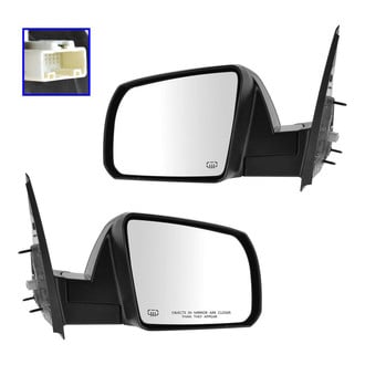 TRQ® - Driver and Passenger Side Power View Mirrors (Heated)