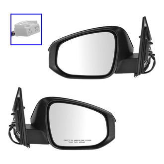 TRQ® MRA04615 - Driver and Passenger Side Power View Mirrors (Heated)