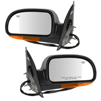 TRQ® - Power Heated Manual-Foldaway Side View Mirror