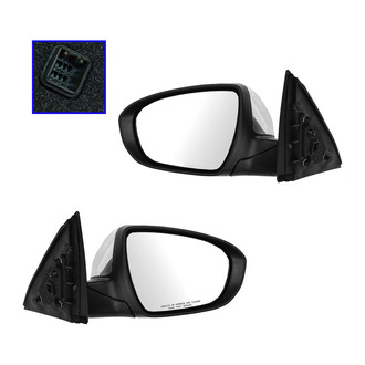 TRQ® - Power Side View Mirror Set (Heated, Foldaway)