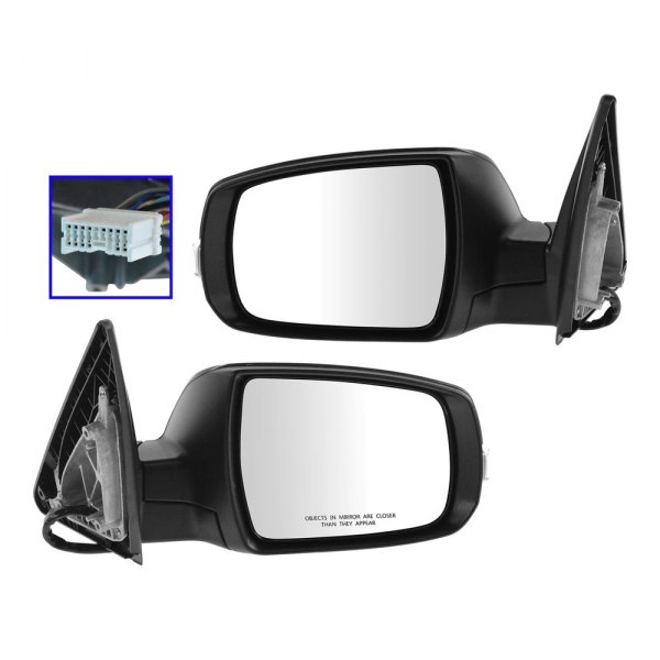 TRQ® - Driver and Passenger Side Power View Mirror Set