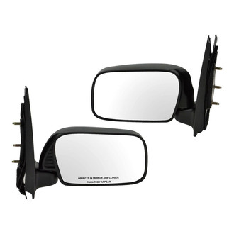TRQ® - Driver and Passenger Side Manual View Mirrors