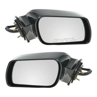 TRQ® - Driver and Passenger Side Power View Mirror Set (Non-Heated, Foldaway)
