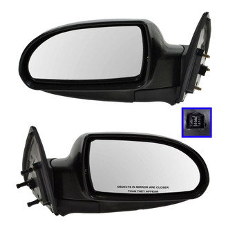 TRQ® - Driver and Passenger Side Power View Mirror Set (Heated, Foldaway)