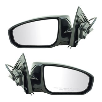 TRQ® - Driver and Passenger Side Power View Mirrors (Heated, Non-Foldaway)