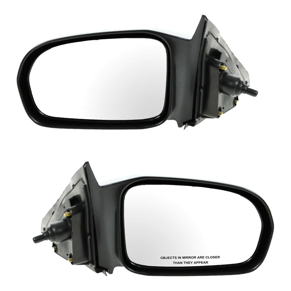 TRQ Manual Remote Mirrors Pair for Honda Civic DX 01 02 03-05