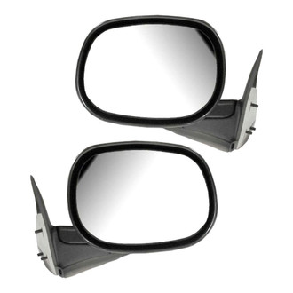TRQ® - Driver and Passenger Side Manual View Mirrors