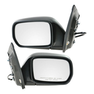 TRQ® - Driver and Passenger Side Power View Mirror Set (Non-Heated, Foldaway)