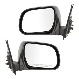 TRQ® - Driver and Passenger Side Manual View Mirrors