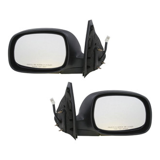 TRQ® - Driver and Passenger Side Power View Mirrors (Heated, Foldaway)