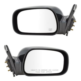 TRQ® MRA04932 - Driver and Passenger Side Power View Mirror Set (Heated, Foldaway)