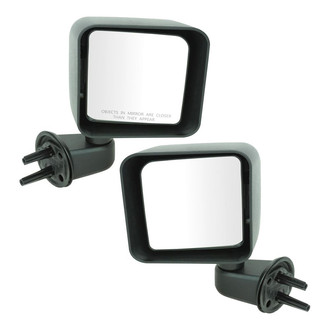 TRQ® - Driver and Passenger Side Manual View Mirrors