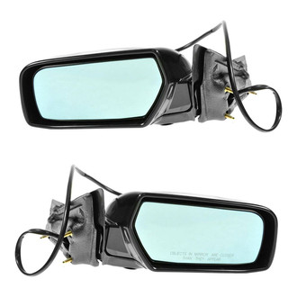 TRQ® - Driver and Passenger Side Power View Mirrors (Heated, Foldaway)
