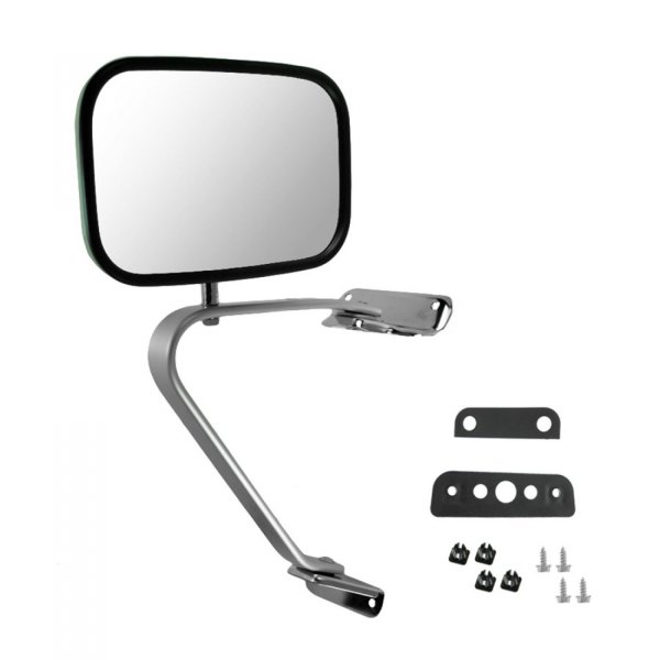 TRQ® - Driver or Passenger Side Manual View Mirror