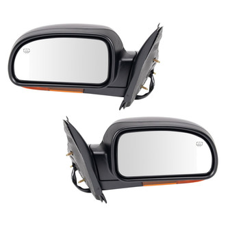 TRQ® - Power Heated Manual-Foldaway Side View Mirror