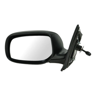 TRQ® - Driver Side Manual View Mirror (Non-Heated, Foldaway)