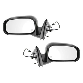 TRQ® - Power Heated Manual-Foldaway Side View Mirror