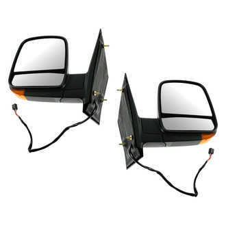 TRQ® - Power Heated Manual-Foldaway Side View Mirror