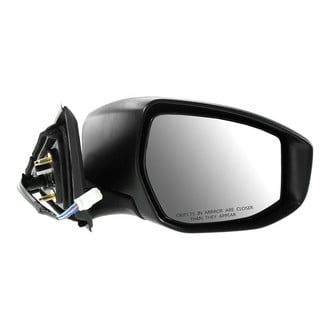 TRQ® - Passenger Side Power View Mirror (Non-Heated, Foldaway)