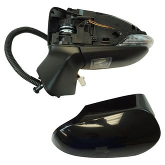 TRQ® - Power Heated Manual-Foldaway Side View Mirror