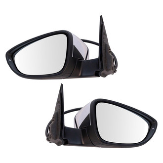 TRQ® - Power Heated Manual-Foldaway Side View Mirror