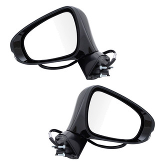 TRQ® - Power Heated Manual-Foldaway Side View Mirror