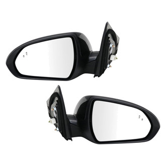 TRQ® - Power Heated Manual-Foldaway Side View Mirror
