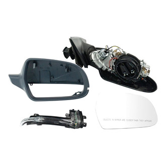 TRQ® - Power Heated Manual-Foldaway Side View Mirror