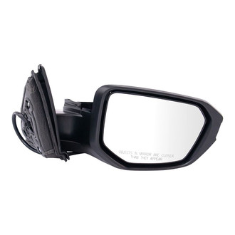 TRQ® - Passenger Side Power View Mirror (Non-Heated, Foldaway)