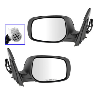 TRQ® MRA07159 - Driver and Passenger Side Power View Mirrors (Heated)