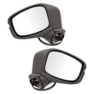 TRQ® - Power Heated Manual-Foldaway Side View Mirror