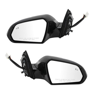 TRQ® - Driver and Passenger Side Power View Mirror Set (Heated, Foldaway)