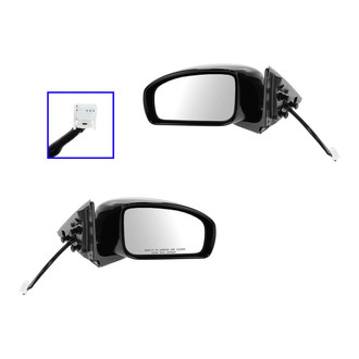 TRQ® - Driver and Passenger Side Power View Mirrors (Heated)