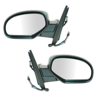 TRQ® - Power Heated Manual-Foldaway Side View Mirror