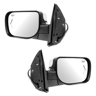 TRQ® - Power Heated Manual-Foldaway Side View Mirror