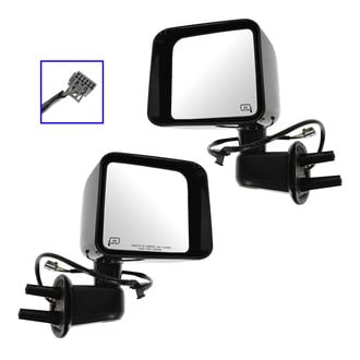 TRQ® - Driver and Passenger Side Power View Mirrors (Heated)