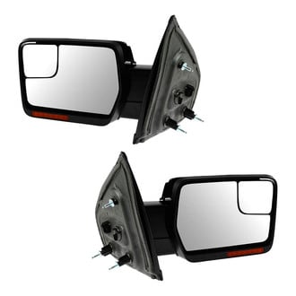 TRQ® - Power Heated Power-Foldaway Side View Mirror Set
