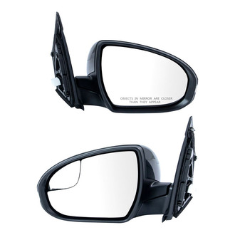 TRQ® MRA08816 - Driver and Passenger Side Power View Mirror Set (Heated, Foldaway)