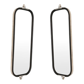 TRQ® - Driver and Passenger Side Manual View Mirrors