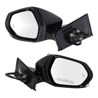TRQ® MRA09041 - Driver and Passenger Side Power View Mirror Set (Heated, Foldaway)