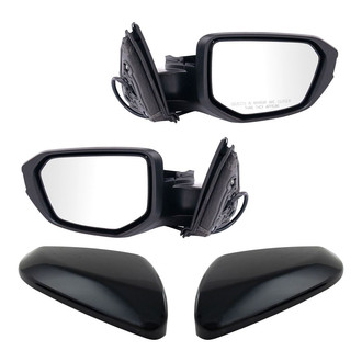 TRQ® - Driver and Passenger Side Power View Mirror Set (Non-Heated, Foldaway)