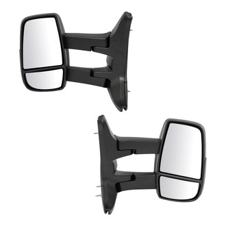 TRQ® - Driver and Passenger Side Manual View Mirrors
