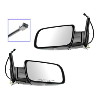 TRQ® - Power Manual-Foldaway Side View Mirror